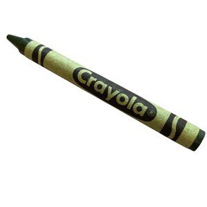 Crayola Forest Green Crayon Vintage Made In U.S.A. Art & Craft Supply Collection